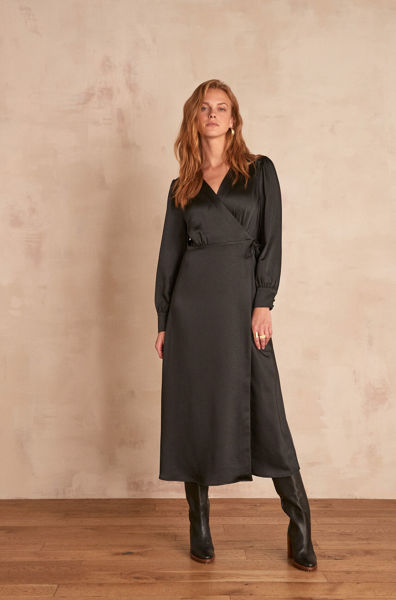 Picture of CYBELLE WRAP-FRONT DRESS